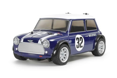 Tamiya 58747 1:10 RC Mini Cooper Racing MB-01 – Coche teledirigido, vehículo, modelismo, Montaje, afición, Kit de Montaje RC, sin barnizar