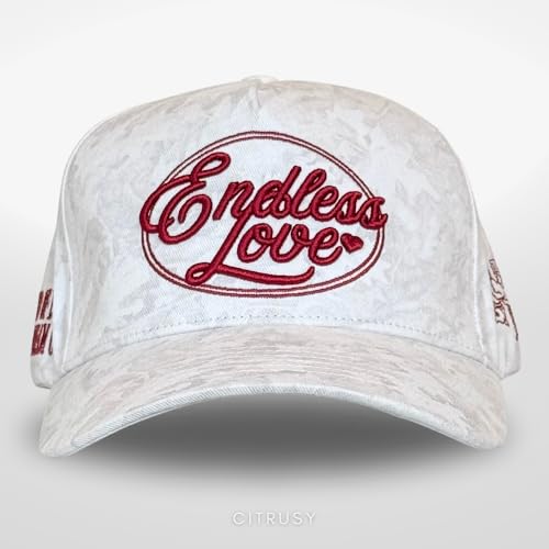 Image of Vintage Fashion Trucker Hat | Men & Women | Trendy Cute Retro Red Caps for Country & Western | Camo Fur Cotton | Snapback