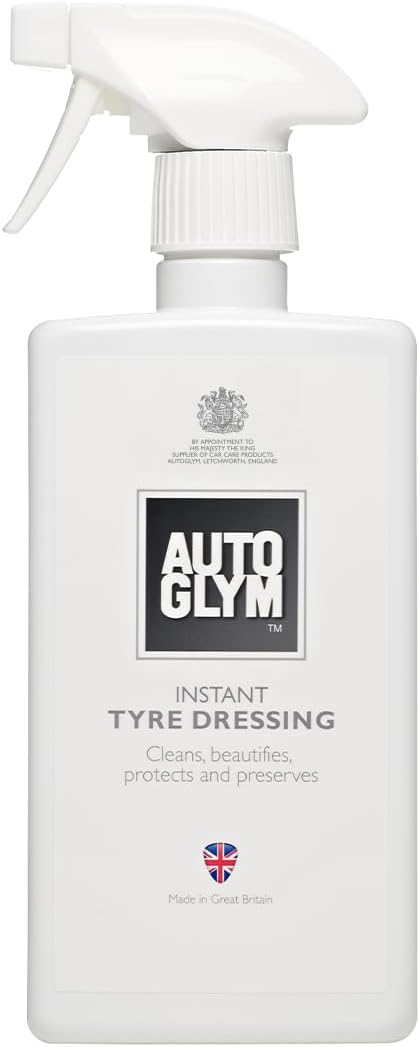 Autoglym Instant Tyre Dressing, 500ml - Easy To Use Tyre Spray for a Gloss or Matte Finish