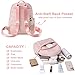 BTOOP Mini Backpack Womens Small Backpacks Purse Pink Fashion Shoulder Bag for Girls Teens Work Travel Daypack