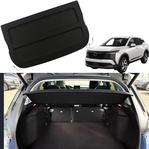 Liizoo Cargo Cover for Nissan Kicks 2025 2026 Accessories Rear Trunk Cover Rear Trunk Security Cover Shielding Shade (Not for 2025 Nissan Kicks Play)