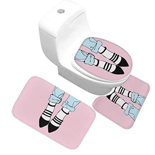 Tapis de sol flanelle de qualité supérieure pour une salle de bain chic - 3