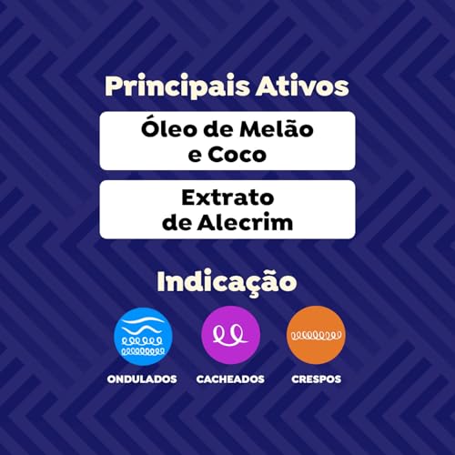 Salon Line, Kit Creme para Pentear Cachinhos Poderosos + Gelatina de Melão