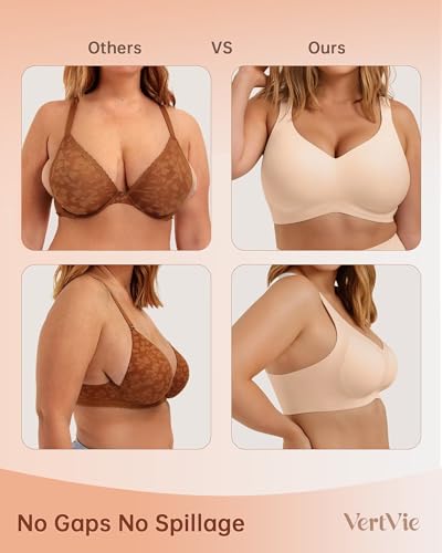 Image of Vertvie Wireless Seamless Jelly Bra Supportive Smoothing