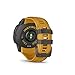 Garmin Instinct® 3 – 50 mm, Solar, Rugged Outdoor GPS Smartwatch, Built-in Flashlight, Alpine Rush Collection Limited Edition Color, Sunburst with Sunburst/Gray Band
