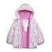 Carter's Baby Girls' 2-Piece Snowsuit Cozy Hooded Puffer Jacket and Ski Bib Set, All Lilac Heart, 12 Months