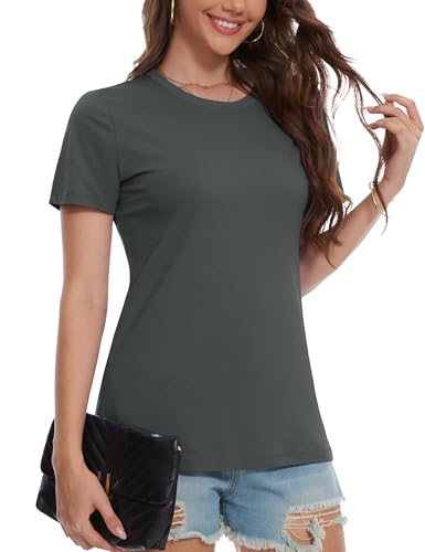 YUCOLEN-Womens-T-Shirts-2024-Bambus-UPF-50-Short-Sleeve-Crew-Neck-Casual-Summer-Tops-Basic-Tee