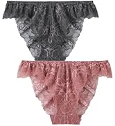 [ニッセン] ふんどし ショーツ セット 2枚組 まるでNOパン 総レース インナー レディース