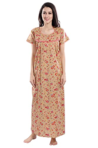 Soulemo-Womens-Cotton-Paisley-Maxi-Nighty