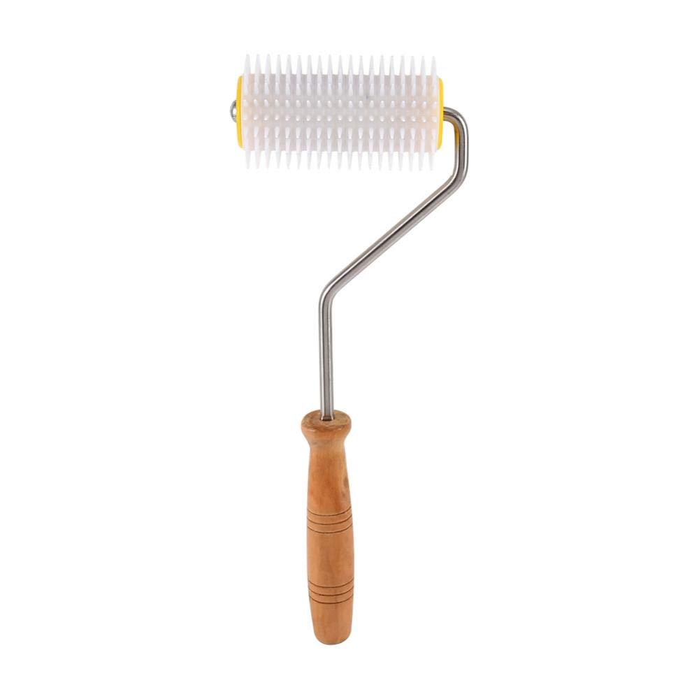Wifehelper Honey Uncapping Roller Bee Comb Plastic Uncapping Needle Roller Extracting Bee Honey Beekeeping Tool Perfect Equipment