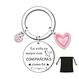 YJYJZX Regalos Colegas Llaveros Regalos Para Amigas Regalos Despedida Regalos Empresa Navidad Regalo Compañera Trabajo Regalo Despedida Compañero Llavero Regalos Colegas Amigos Personalizado (3)