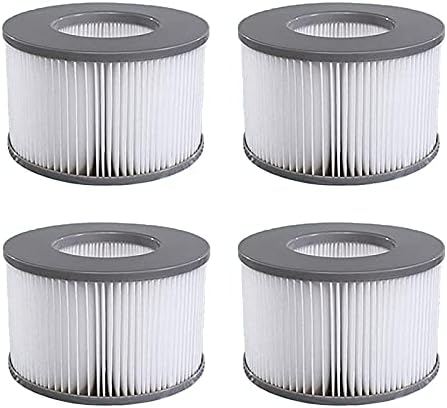 Mscomft Whirlpoal zubehör für MSPA Whirlpoal Ersatz Filter Filterkartusche Doppelpack für aufblasbare Pools,Filter Cartridge für Filter für Whirlpoal (Wasserfilter Modell ab 2020)