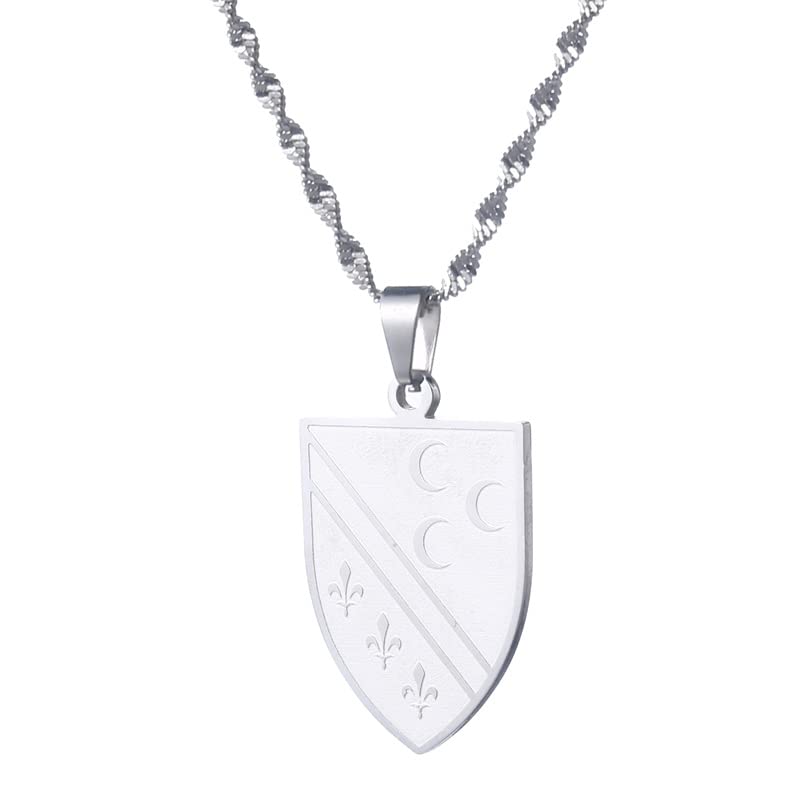 YongkanBosnians Pendant Necklaces Stainless Steel Bosna Charm Bosnia and Herzegovina Jewelry