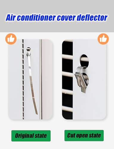 Evita la corriente de aire directa con este deflector de aire acondicionado exterior 5