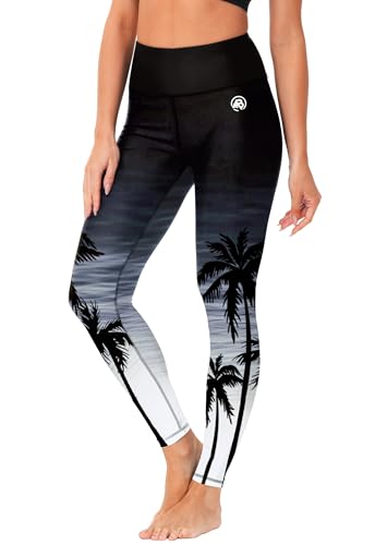 Image of AOBUTE Women Swim Pants UPF 50+ Rash Guard Pants High Waisted Swimming Leggings