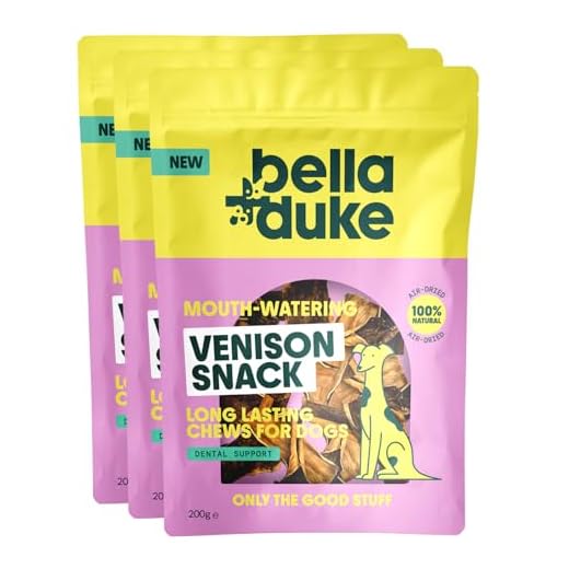 Bella+Duke Long Lasting Venison Dog Chews