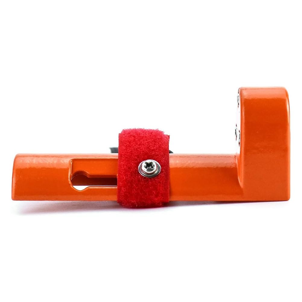Plomevry 1 PCS Adjustable Grade Rod Level Special Horizontal Bubble Orange Aluminum for Tower Ruler Right Angle 90 Degree Level - Image 3