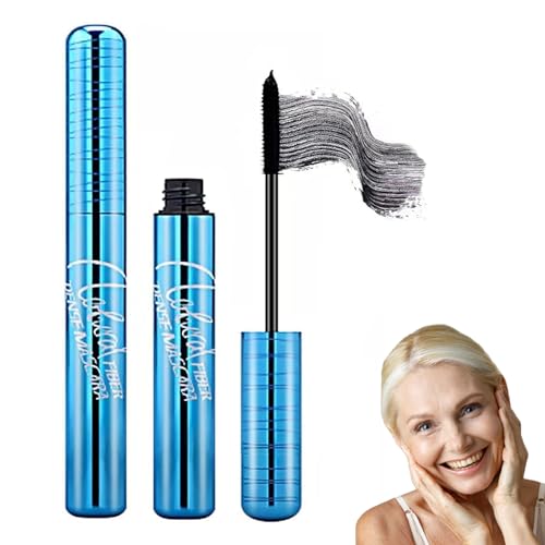 Prime-Lash Mascara for Mature Ladies Prime-lash Mascara for Seniors with Thinning Lashes Waterproof mascara Black Volume and Length - No Clumping No Smudging Mature Ladies for Sensitive Eyes (1PCS)