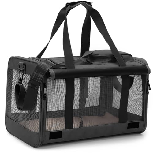 Bolsa Transporte Pet Grande Viagem Avião MADOG Wind PRETO