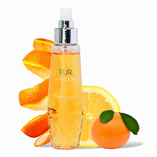 Pür Miracle Mist Hydrating & Setting Spray, Helps Brighten & Tone Skin’s Appearance, Help Energize Skin, Citrus Oils, Cruelty Free #TOP3