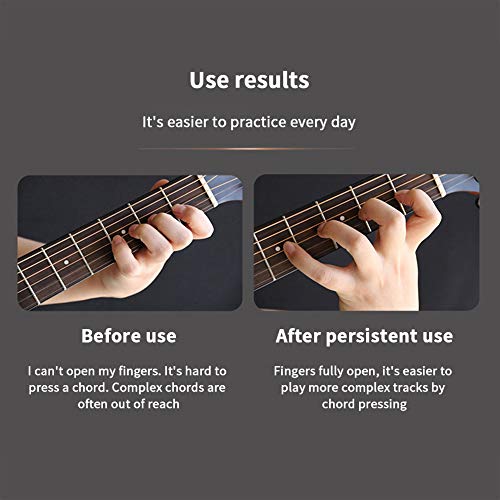 Sdkmah9 Adjustable Finger Expander - Resistance Training Bands for Guitar Bass Piano Finger Speed System - Hand Exercisers Strengthener Accessories - Image 8