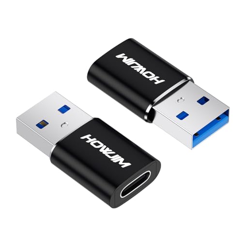 Amazon.co.jp: HOWJIM USB Type-C 変換アダプタ 2個セット 3A 急速充電