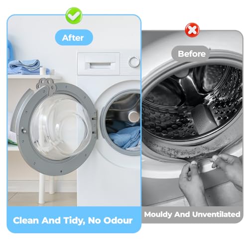 2 Silikon Türstütze Für Waschmaschine, Waschmaschinentür Aufhalten, Bärentatzenform Waschmaschinen Türstopper, Universelle Flexible Waschmaschinentür Halter Türstütze Für Frontlader Waschmaschinen