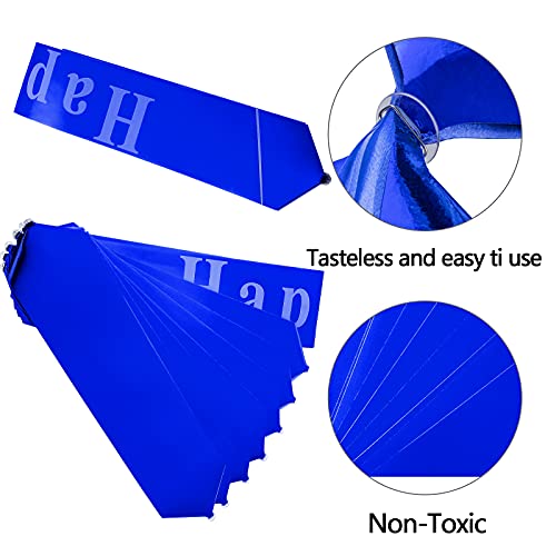 Happy Birthday Car Bow Big Car Ribbon Bow Large Gift Wrapping Bow Giant Bow For Car Decorative Huge Pull Bow For Christmas Party Birthday Car Decoration (Royal Blue,20 Inches) #TOP4