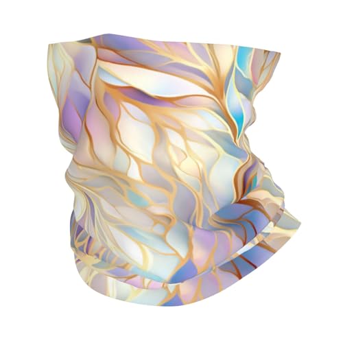Bozfoxa Abstract Stained Glass Print Neck Gaiters for Men & Women, Fashion Neck Face Mask Head Scarf Wrap Balaclava Bandana