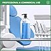 Bar5F Empty Shampoo Bottles with Pumps (2-Pack 32oz/1Liter/Large) BPA-Free PETE1 Plastic Bottle Crystal-Clear