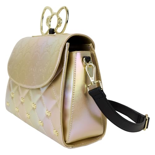 Loungefly Sanrio 50th Anniversary Gold Crossbody Bag2