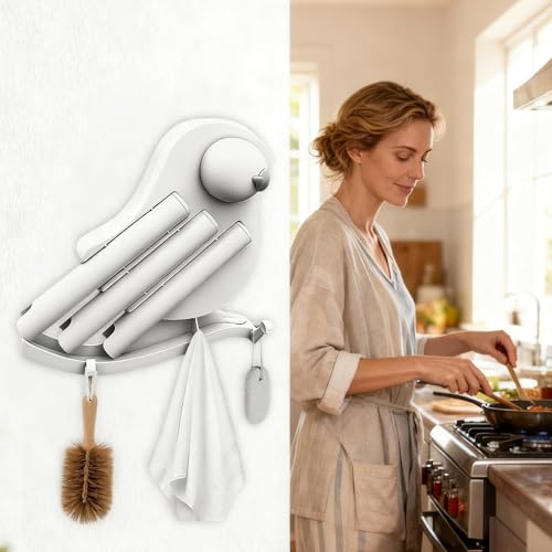 Support polyvalent en forme d'oiseau avec kit brosses de coin - 7