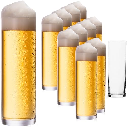 IMPERIAL glass Kölschgläser aus Glas Set 12-Teilig 200ml (max. 250ml) Kölschstangen 0 2L Bierstangen Bierglas Spülmaschinenfest