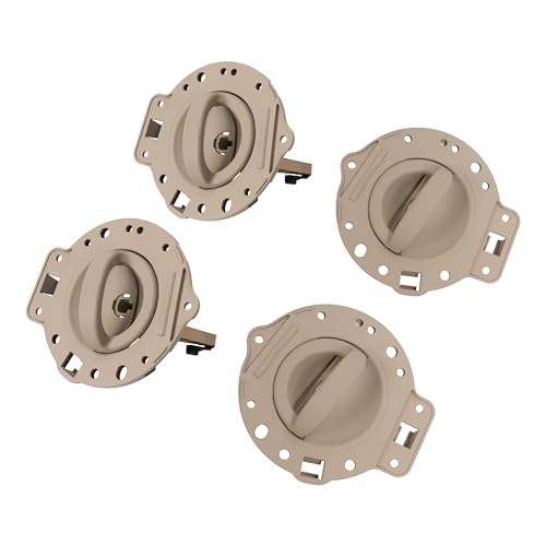 ALMULOO 4Pcs Interior Door Handle Compatible with 2006-2010 Jeep Commander Replacement for 1DY591DVAB 1PP68XDVAA Front & Rear Left & Right Painted Tan by ALMULOO - Used condition - Image 6