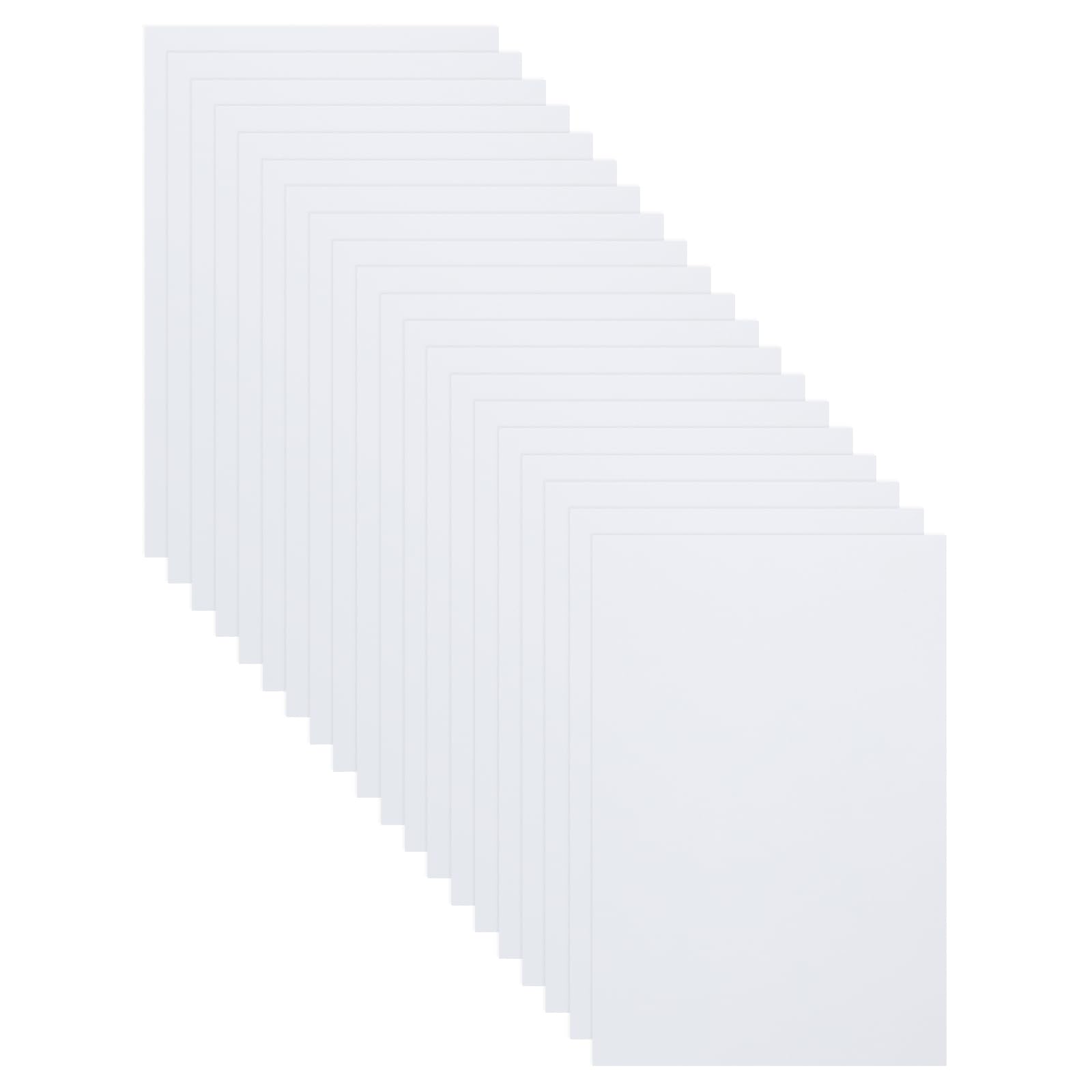 PATIKIL 20 Pcs 12x8 Inch Sublimation Blanks, Aluminum Sublimation Metal Photo Sign Prints Home Decor for DIY Souvenir Wall Frame Living Room Bedroom Decoration Design Work, White