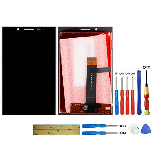 swark Écran LCD compatible avec BlackBerry KEY2 LE BBE100-4, BBE100-5 (noir sans cadre) Écran tactile LCD + outils