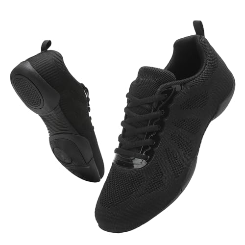 OITLSR Cheer Shoes Girls Black Cheerleading Dance Shoes Athletic Training Tennis Breathable Youth Competition Cheer Sneakers Big Kid Size 4 Black 35
