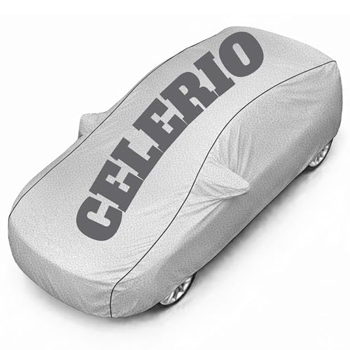 Image of Superior Grade Quality Celerio Cover (All Variants) Car Body Cover - 100% Waterproof Custom Fit with Mirror Pockets | Triple-Stitched Elastic Design, Heat Reflective, Anti-Dust, All-Weather