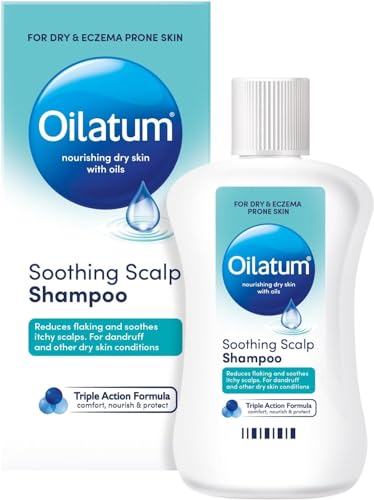 Oilatum Soothing Scalp Shampoo, For Itchy, Flaking Scalps Caused by Dandruff,Soothes Itchy Scalps, pH Balanced, 1 x 100ml