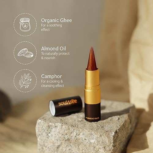 Soul Tree Ayurvedic Kajal Certified Natural Copper...