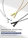 PROSTEEL A Necklace Initial Necklaces Neckless 20inch Stainless Letter Chain A Necklace Simple Jewelry For Women