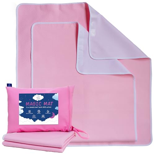 TwinkleDry High Absorbent Incontinence Bed Pads Washable & Waterproof (34x52) - Reusable Pee Bed Pads for Adults and Kids - Unmatchable Protection for Blanket, Duvet & Mattress - Bed Wetting Pads