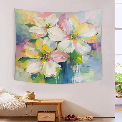 Tapisserie murale fleurs 3D pour transformer l'ambiance d'une chambre