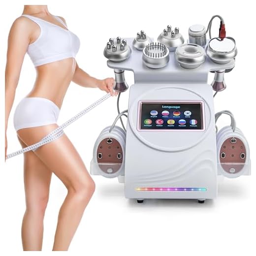 Elitzia 9 in 1 Macchina di Scultura Del Corpo Professionale 80KHZ Cavitazione Forma Macchina Cellulite Rimozione Grasso Multipole RF Aspirapolvere Micro-corrente Foton Corpo Contorno Massaggiatore Spa