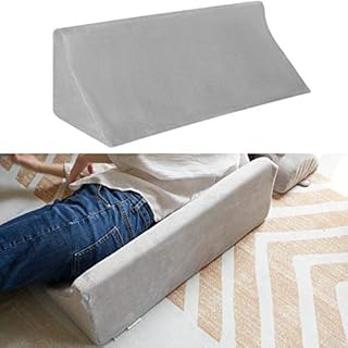 OasisSpace Bed Wedge Pillow for Sleeping, Back Positioning Elevation Pillow with Removal Cover, Bedroom Elevated Body Alignment Ankle Support Pillow Leg Bolster for Side Sleeper, Back Pain, Bed Sores