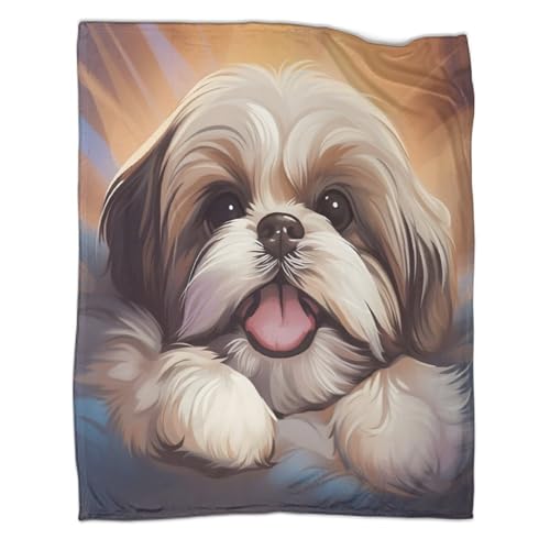 Couverture lit chien sans plis, le plaid microfibre pour un couchage propre et soigné