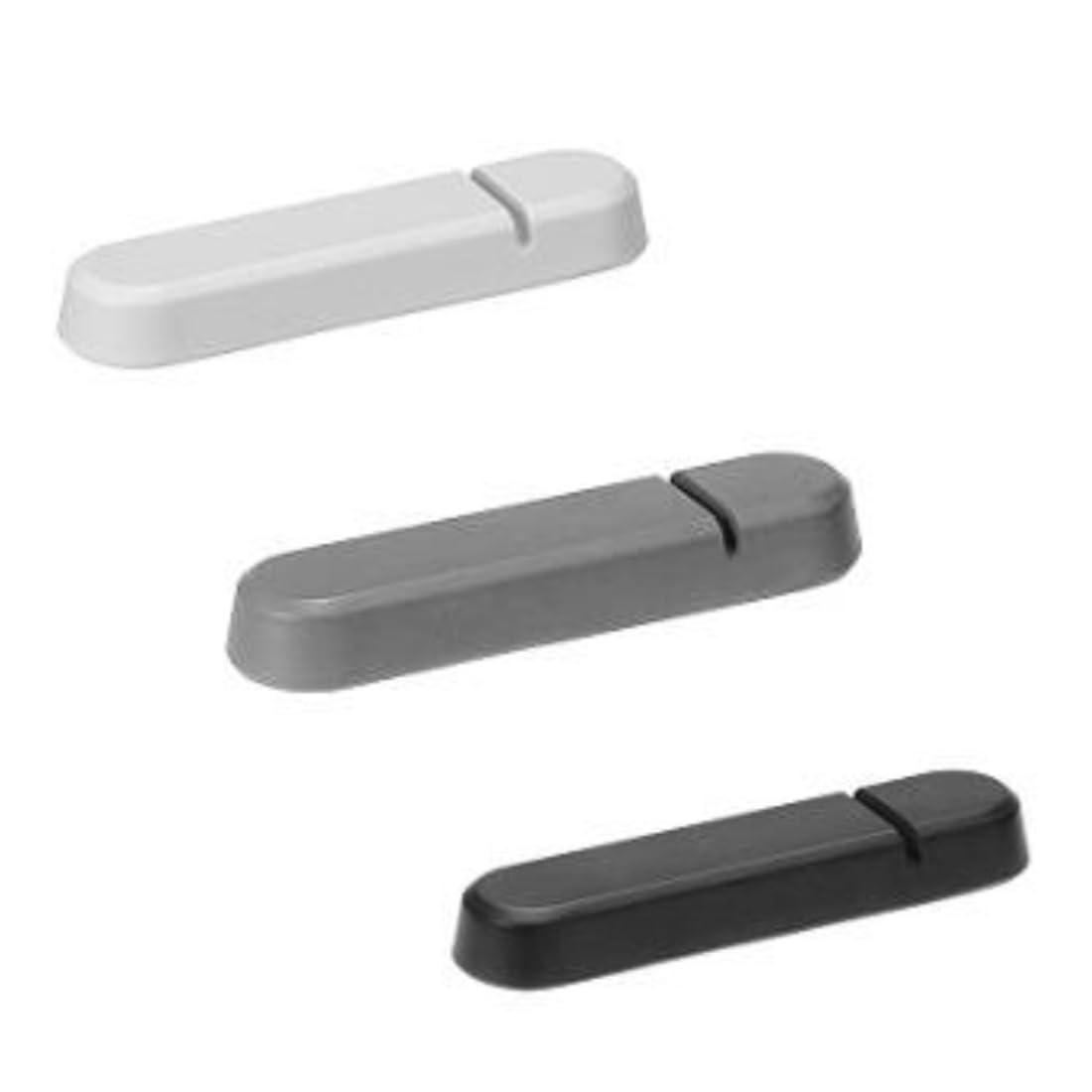 MAQA 6 pz Poggia posate da tavolo 8 cm in melamina, appoggio posate tavola nero, grigio o bianco, Portaposate ristorante Grigio