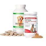 VetSmart Formulas Advanced Hip and Joint Complex with MSM for Dogs Bundled with Critical Immune Defense