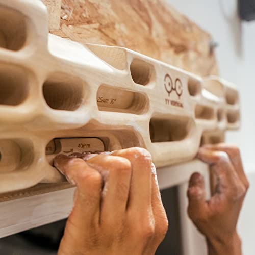 Foto von YY Vertical Hangboard Trainingsboard Kletterboard Fingerboard Griffboard Klettertraining griffbrett Klettern Geeignet für Boulder Trainingsgeräte