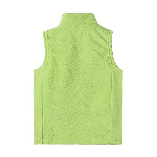 Image of LittleSpring Boys Girls Fleece Vest Sleeveless Jacket Full-Zip Fall Winter Warm Outerwear